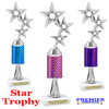Star  trophy.  Great trophy for your pageants, events, contests and more!   1 Column w/stem.. 5061s