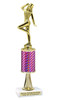 Dance Trophy.  Great trophy for your pageants, events, contests and more!   1 Column w/stem.. f711