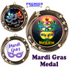 Mardi Gras theme medal.  Great medal for your pageants, contests, competitions and more.  930g