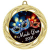 Mardi Gras theme medal.  Great medal for your pageants, contests, competitions and more.  938g