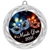 Mardi Gras theme medal.  Great medal for your pageants, contests, competitions and more.  938s