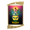 Mardi Gras theme medal.  Great medal for your pageants, contests, competitions and more.  927g