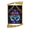 Mardi Gras theme medal.  Great medal for your pageants, contests, competitions and more.  927g