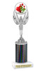 Valentine theme trophy.  Great trophy for your pageants, events, contests and more!   6010