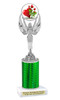Valentine theme trophy.  Great trophy for your pageants, events, contests and more!   6010