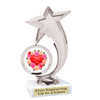 Valentine theme trophy.  Great trophy for your pageants, events, contests and more!   6061-1