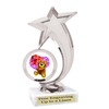 Valentine theme trophy.  Great trophy for your pageants, events, contests and more!   6061-3