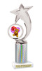 Valentine theme trophy.  Great trophy for your pageants, events, contests and more!   6061-3