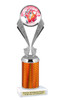 Valentine theme trophy.  Great trophy for your pageants, events, contests and more!   5096-1