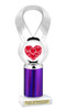  Valentine theme trophy.  Great trophy for your pageants, events, contests and more!   5093-1