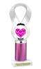 Valentine theme trophy.  Great trophy for your pageants, events, contests and more!   5093-2