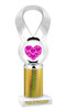 Valentine theme trophy.  Great trophy for your pageants, events, contests and more!   5093-2