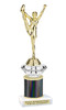 Cheer - Dance Trophy.  Great trophy for your pageants, events, contests and more!   1 Column w/diamond.. f640