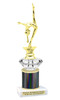 Gymnastics - Dance Trophy.  Great trophy for your pageants, events, contests and more!   1 Column w/diamond.. 2401