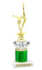 Gymnastics - Dance Trophy.  Great trophy for your pageants, events, contests and more!   1 Column w/diamond.. 2401