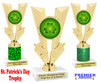 St. Patrick's Day Trophy.   Great award for your pageants, events, competitions, parties and more.  -004