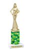 St. Patrick's Day Trophy.   Great award for your pageants, events, competitions, parties and more.  Clover Column 3