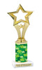 St. Patrick's Day Trophy.   Great award for your pageants, events, competitions, parties and more.  Clover Column 3