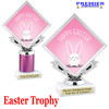 Easter theme trophy.  Great award for your pageants, Easter Egg Hunts, contests, competitions and more.  002