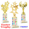 Easter theme trophy.  Festive award for your Easter pageants, contests, competitions and more