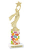 Easter theme trophy.  Festive award for your Easter pageants, contests, competitions and more.  003