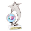 Easter theme trophy.  Festive award for your Easter pageants, contests, competitions and more.  6061