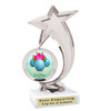 Easter theme trophy.  Festive award for your Easter pageants, contests, competitions and more.  6061