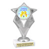 Easter theme trophy.  Festive award for your Easter pageants, contests, competitions and more.  5086S