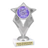 Easter theme trophy.  Festive award for your Easter pageants, contests, competitions and more.  5086S