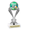 Easter theme trophy.  Festive award for your Easter pageants, contests, competitions and more.  5096