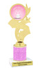 Easter theme trophy.  Festive award for your Easter pageants, contests, competitions and more.  Glitter Column - 92766