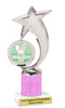 Easter theme trophy.  Festive award for your Easter pageants, contests, competitions and more.  Glitter Column - 6061