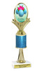 Easter theme trophy.  Festive award for your Easter pageants, contests, competitions and more.  90075-3