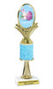 Easter theme trophy.  Festive award for your Easter pageants, contests, competitions and more.  90075-4