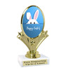 Easter theme trophy.  Festive award for your Easter pageants, contests, competitions and more.  90075-5