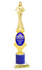 Custom Queen trophy.  Great for your pageants, contests, competitions and for the Queen in your life.  Blue