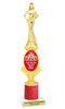 Custom Queen trophy.  Great for your pageants, contests, competitions and for the Queen in your life.  Red