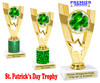 St. Patrick's Day Trophy.   Great award for your pageants, events, competitions, parties and more.  -90786