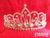 2" tall crown with side combs.  Large accent stones add to the beauty of this Tiara.  sas004