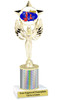 Patriotic theme trophy. Great trophy for all of your patriotic themed events!  (7517