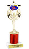 Patriotic theme trophy. Great trophy for all of your patriotic themed events!  (7517