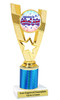 Patriotic theme trophy. Great trophy for all of your patriotic themed events!  (90786-2