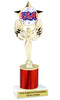 Patriotic theme trophy. Great trophy for all of your patriotic themed events!  (7517-2