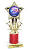 Glitter Patriotic theme trophy. Great trophy for all of your patriotic themed events!  (767