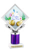 Easter Egg Hunt theme trophy.  Great award for  family, neighborhood, church, communities and other Easter Egg Hunts.