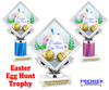 Easter Egg Hunt theme trophy.  Great award for  family, neighborhood, church, communities and other Easter Egg Hunts.