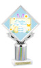 Easter Egg Hunt theme trophy.  Great award for  family, neighborhood, church, communities and other Easter Egg Hunts. 002