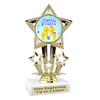 Easter theme trophy.  Great award for your pageants, Easter Egg Hunts, contests, competitions and more.  767
