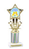 Easter theme trophy.  Great award for your pageants, Easter Egg Hunts, contests, competitions and more.  767