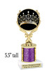 Crown trophy.  5.5" tall Cute trophy that is great for your pageants, events, contests, schools and more.